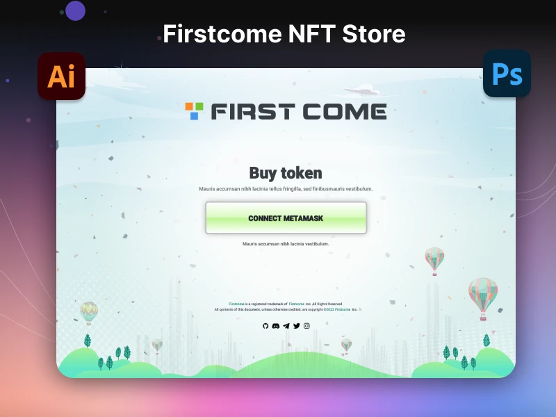 web NFT Dashboard Project